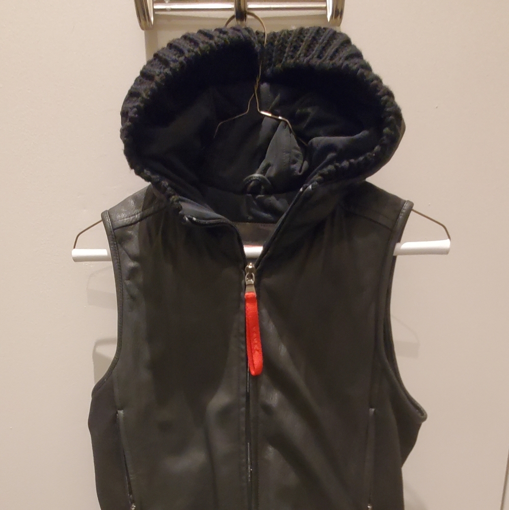 Leather vest